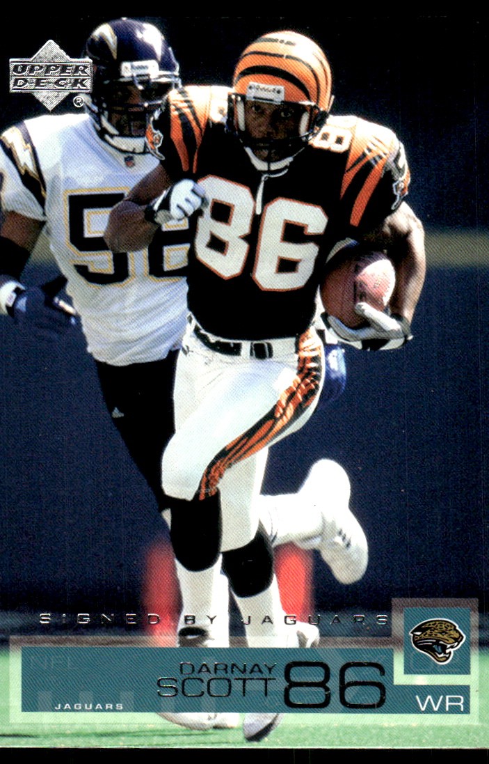 Darnay Scott 2002 Upper Deck #39 Jaguars NFL READ FREE SHIPPING AutographDen