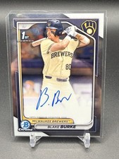 Blake Burke 2024 Bowman Draft #CPA-BB First (1st) Chrome Prospect AUTO On Card A
