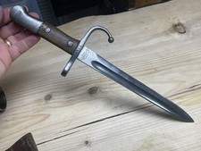 Ottoman WWI Bayonet with Arabic Script, Metal Scabbard and leather frog