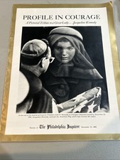 Profile in Courage A Pictorial Tribute to a Great Lady...Jacqueline Kennedy 1963
