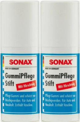 2x SONAX GummiPflegeStift 20 g Auto Gummipfleger