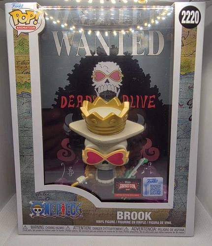 One Piece Brook Wanted Poster Funko Pop! #2220 IN HAND