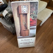 The Bentley IX Five Foot Tall Grandfather Clock New In Box Sealed