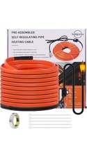 30FT Heat Tape for Water Pipes Freeze Protection 7W/FT 110V Water Pipe Heat Cab