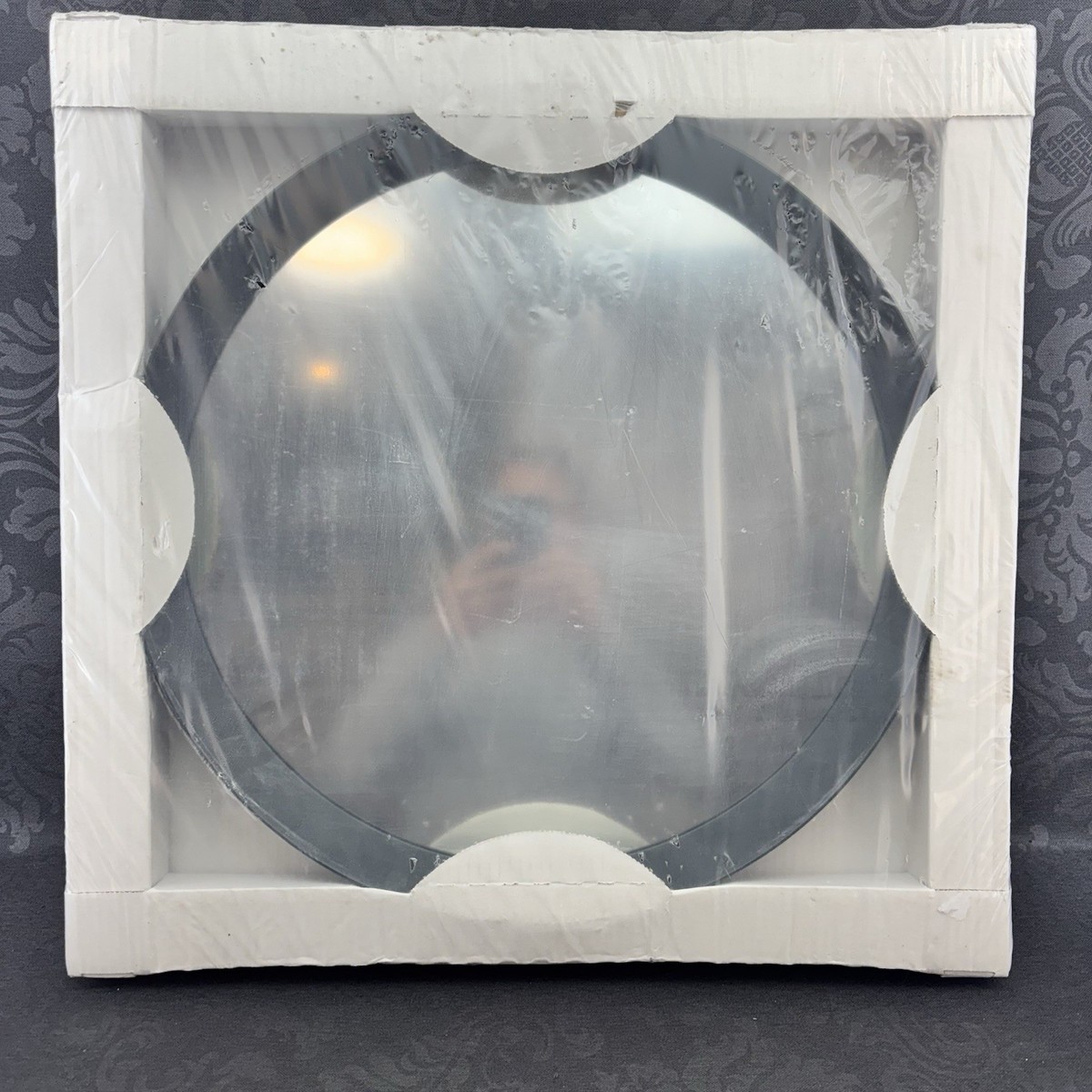 NEW IKEA Langesund 20” Black Framed Mirror Round Discontinued | eBay