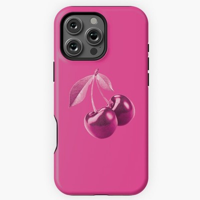 Pink Cherry  iPhone 11-16 Pro Max Tough Case Samsung Galaxy