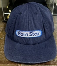 Vintage Porn Star Logo Skateboarding Flex Fit Cap Hat