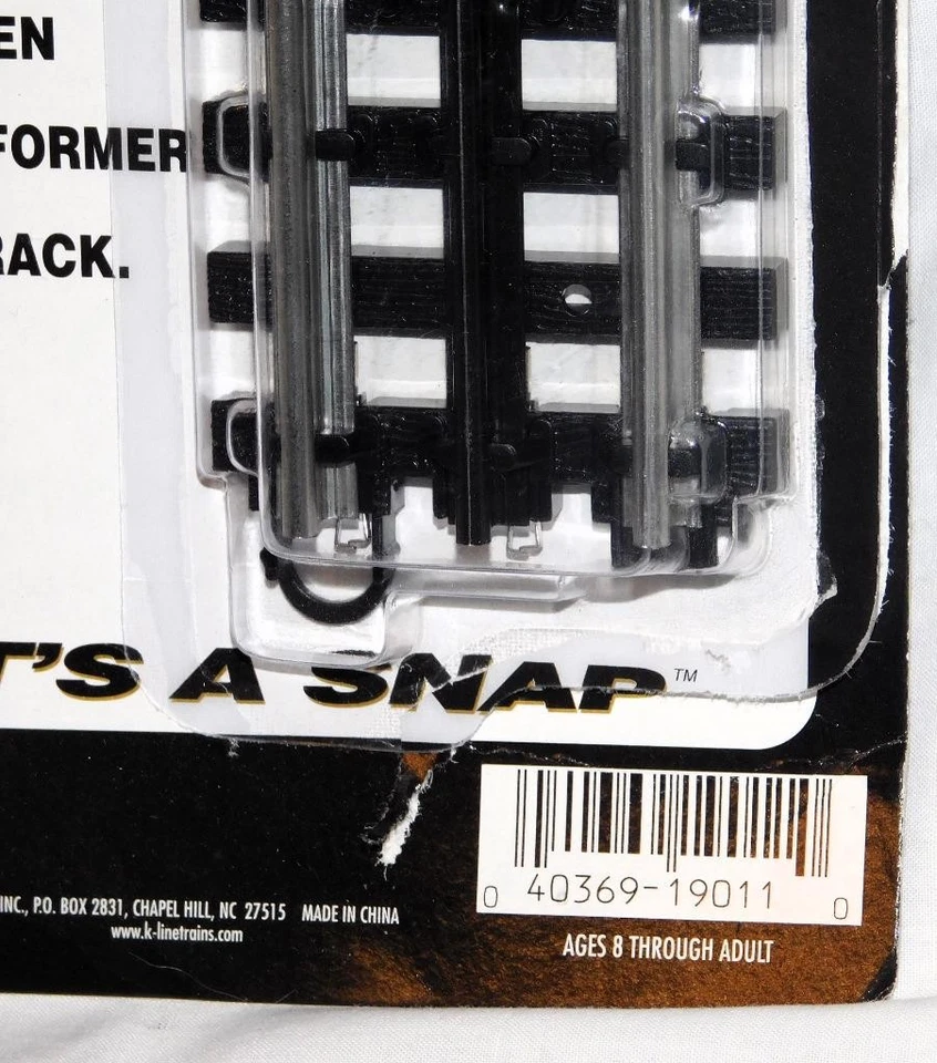 K-Line K-0799 Supersnap 10" Terminal Track w/ Surge Protector O tubular lock on - Image 4 of 4
