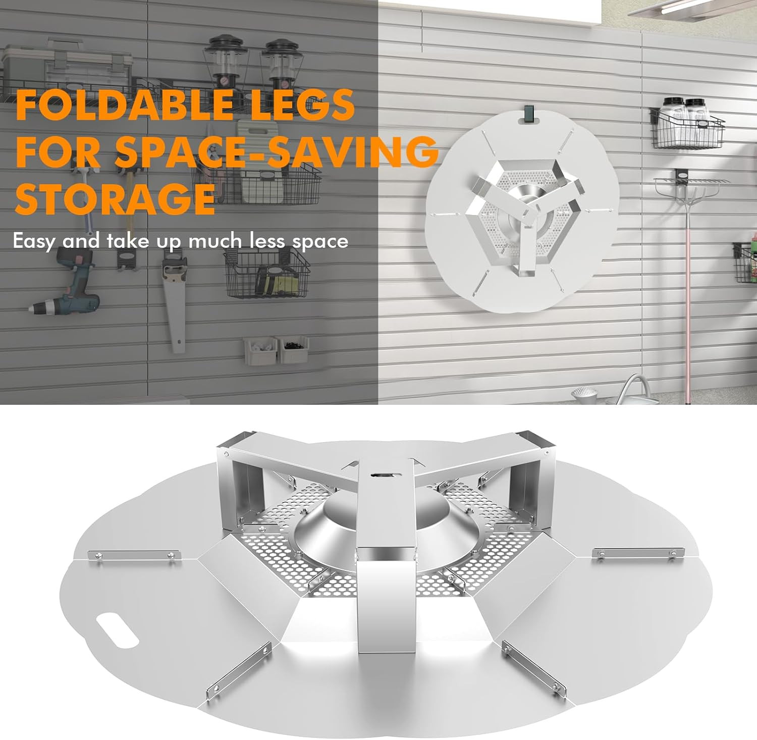 Heat Deflector Compatible with Solo Stove Ranger and Other 15" Fire Pit -Foldabl