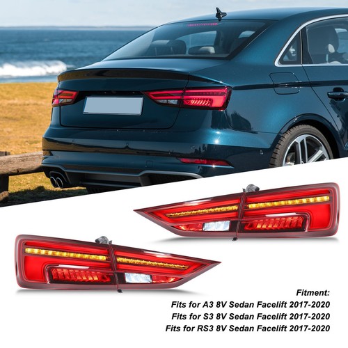Car Dynamic LED Tail Lights Rear Lamp For RS3 8V - Picture 10 of 12