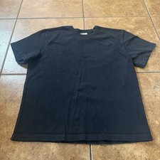 Buck Mason Field-Spec Cotton Heavy Tee Men s XL Black Heavyweight Crew Neck