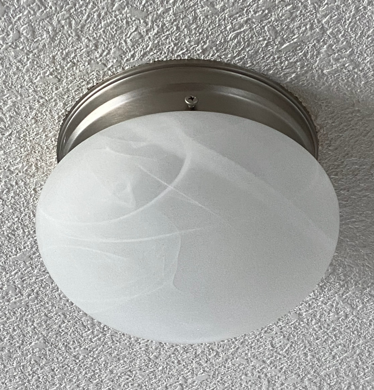 Kichler Ceiling Light Flush Mount Alabaster Glass 8206NI Bru