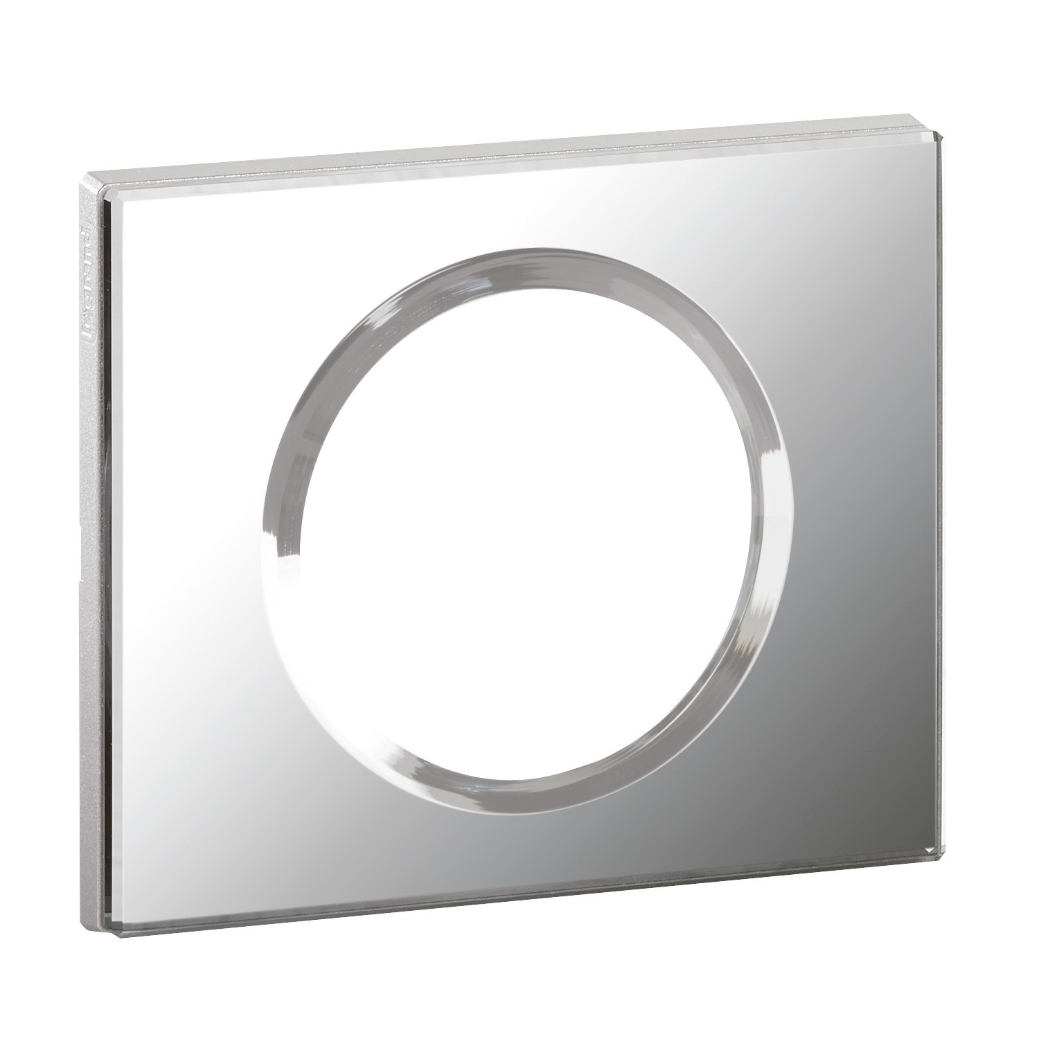 Plaque Legrand Céliane verre miroir 1 poste contre les traces de doigts