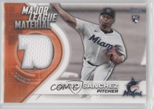 2021 Topps Major League Materials Series 2 Sixto Sanchez #MLM-SS 0a3