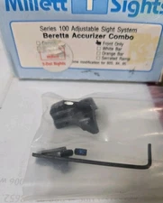 Millett Sights Series 100 AutoLoader Sight System for Beretta Accurizer