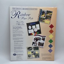 Creative Memories 10 X 12 Rainbow Paper Pack 12 Sheets 6 Colors