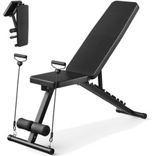 600lbs Adjustable Utility Bench Weight Bench Home Gym Fitness Workout Exercise