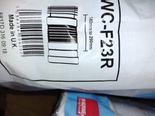 McAlpine WC-F23R Flexible W.C Pan Toilet Connector 140mm - 290mm