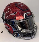 ANDRE JOHNSON SIGNED FULL SIZE HELMET TEXANS SPEED FLEX JSA W/ PRECIOSA CRYSTALS