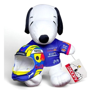 Mexican Peanuts Snoopy Formula 1 Red Bull Honda Plush 13  Mexico Bootleg Toy