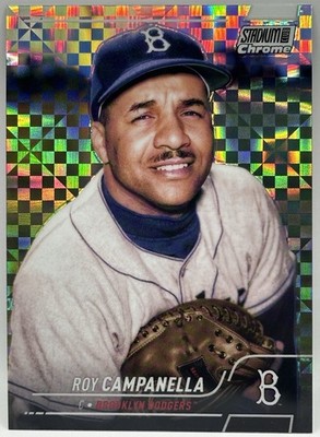 2022 Topps Stadium Club Chrome - Updates Roy Campanella #306 X-Fractor