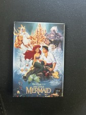 THE LITTLE MERMAID DISNEY RECTANGLE SOUVENIR MAGNET RARE BANNED ART