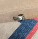 Vintage Sterling Silver Navajo-Style Wire Twist Ear Cuff or Baby/Knuckle Ring(?)