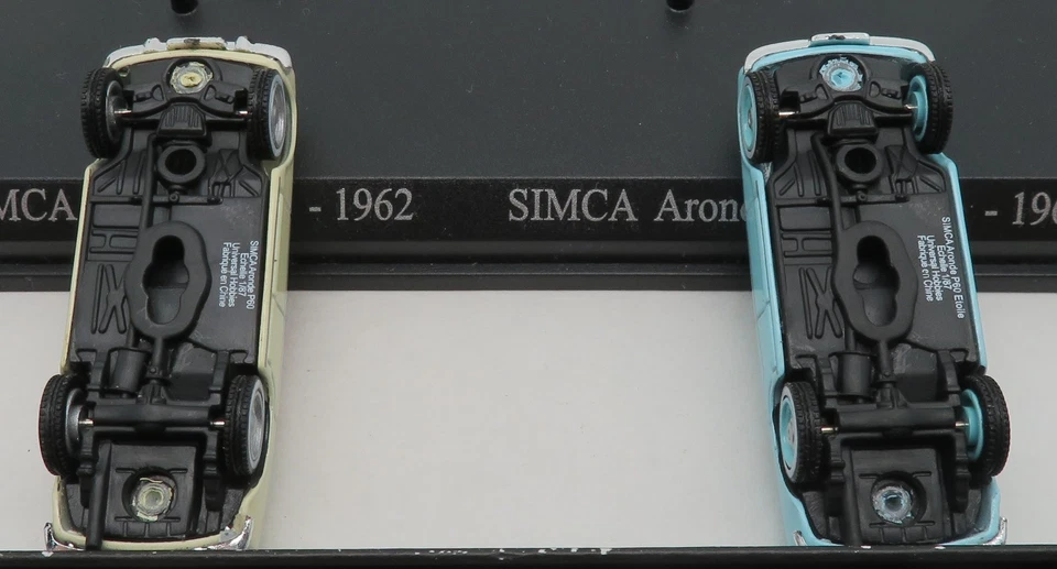 COFFRET ATLAS DUO 2 METAL UH SIMCA ARONDE P60 1962 + P60 ETOILE 1960 HO 1/87 - Photo 4/4
