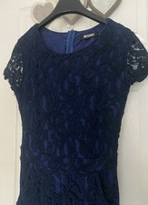 Missguided Navy lace Jumpsuit - Size 8