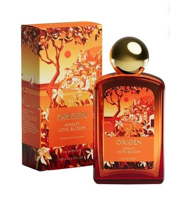 Origen Amalfi Love Bloom Eau de Parfum cozy floral fruity scent 3.3oz