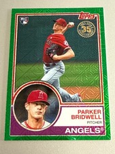 2018 Topps Silver Pack 1983 Design Chrome Green 70/99 Parker Bridwell #50