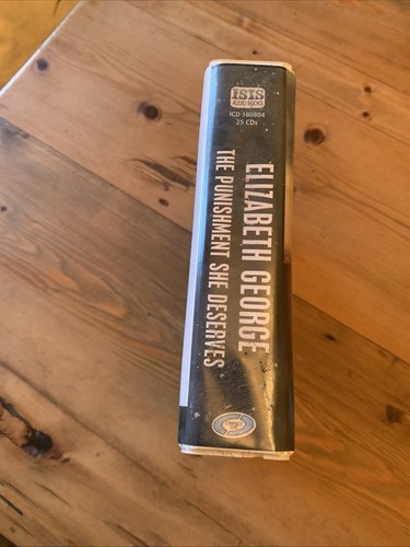 The Punishment She Deserves by Elizabeth George 25 CD Unabridged Audiobook exlib - Picture 3 of 7