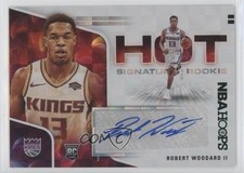 2020-21 Panini NBA Hoops Hot Signatures Rookies Green Robert Woodard II Auto 0l1