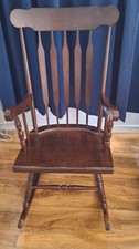 wooden rocking chair used