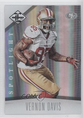 2012 Limited Spotlight Silver 32/49 Vernon Davis #85 0b5