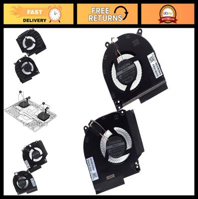 80W 12V CPU GPU Cooling Fan Replacement for HP Victus 16 Series - N44738-001