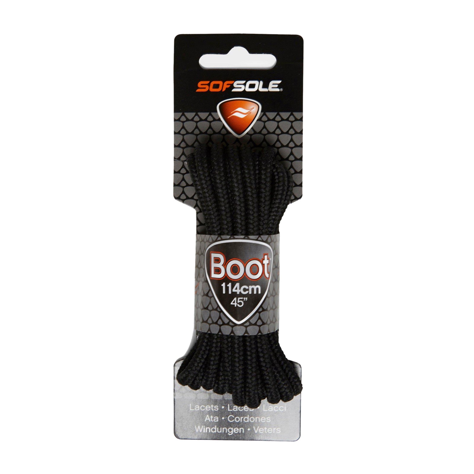 New SOF Sole Unisex Wax Boot Laces - 114cm