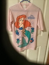 Vintage Giggles Disney The Little Mermaid Ariel Pajamas Size 8