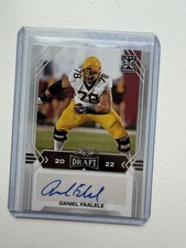 Leaf 2022 Draft Autographs Rookie #BA-DF1 Daniel Faalele Football Card. rookie card picture
