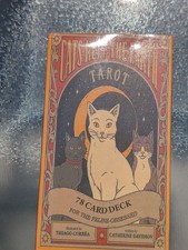 Cat Tarot Deck 78 Cards 4.2" x 2.3" NEW