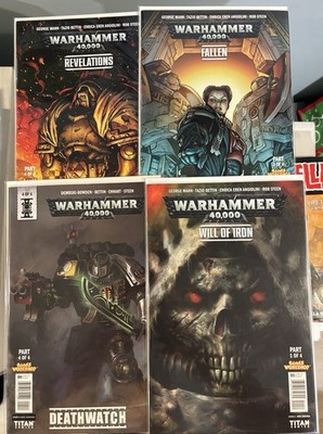 Warhammer 40k comic lot - Will of Iron - Deathwatch - Fallen - Revelations