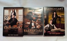 Lot of 3 Elementary - Season 1 2 3 DVD Sets 18-Discs Lucy Liu