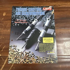 UPT Uryu Pneumatic Tools Torque-Control Air Screwdrivers Catalog 1985