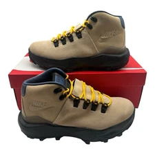 Nike Cygnal Boots Men Sz 10.5 Desert Ore Tan Navy Black Lace Up Ankle FV4332-201