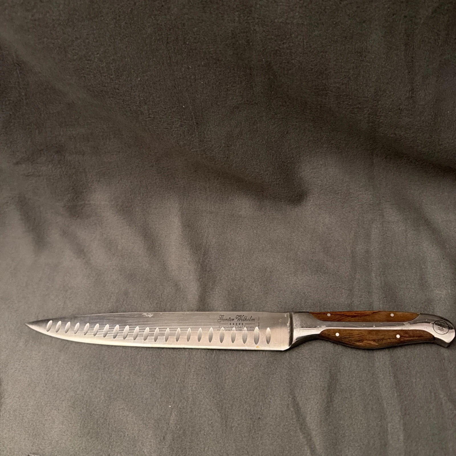 GUNTER WILHELM EXECUTIVE CHEF SERIES 10 INCH UTILITY KNIFE - 440C GERMAN STEEL