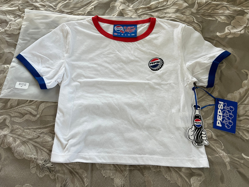 Law Roach Pepsi Bottlecap Crop Top Tee Size XS - New with Tags