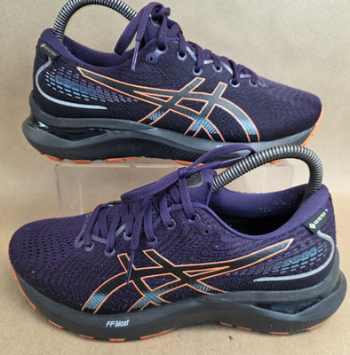 Asics (Sz 8) Gel-Cumulus 24 GTX GORE-TEX Womens Purple Shoes Sneakers