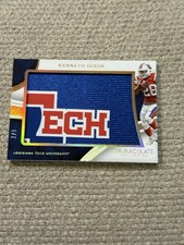 Kenneth Dixon 2016 Immaculate Collection Collegiate Logo Team Patch #16 2/5