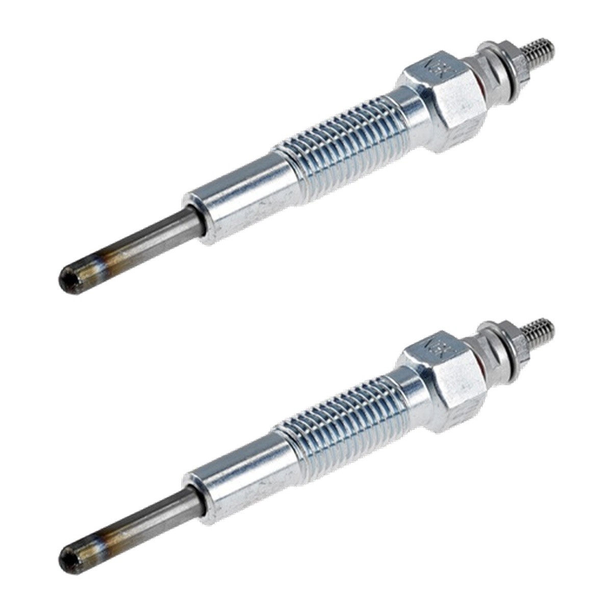 6 Glühkerzen Metall-Glühkerze Thread NGK 2805 M10x1,25 10V 22mm 85mm - Immagine 3