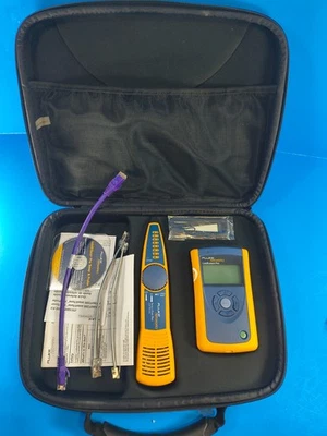 Fluke Networks Linkrunner Pro POE Netzwerkkabeltester Messgerät Intellitone Deluxe - Bild 1 von 4